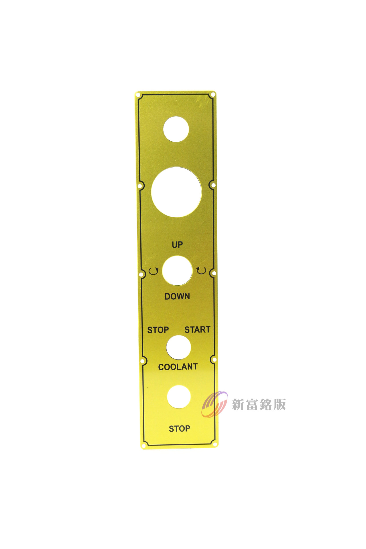 機械面板 - Industrial label for various applications